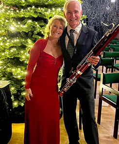 Dita und Rainer Luft nach dem Konzert